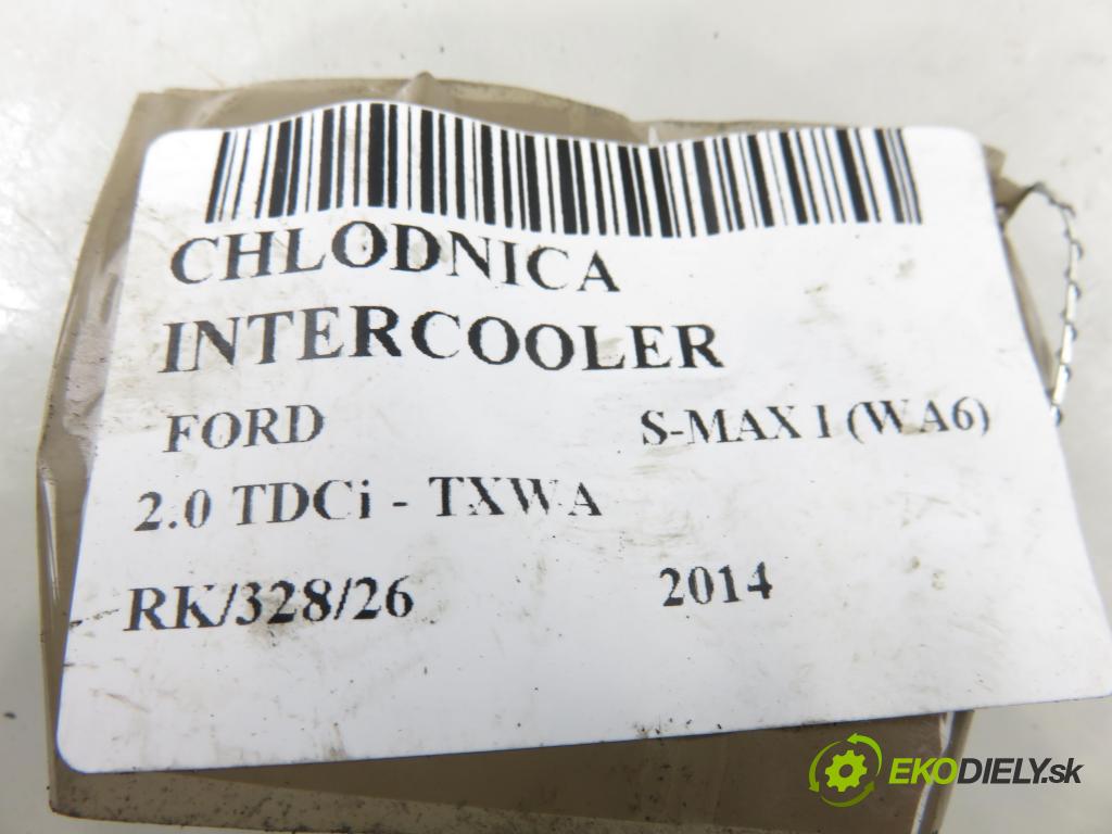 FORD S-MAX (WA6) MINIVAN 2014 120,00 2.0 TDCi - TXWA 1997,00 chladič intercooler 6G919L440AF