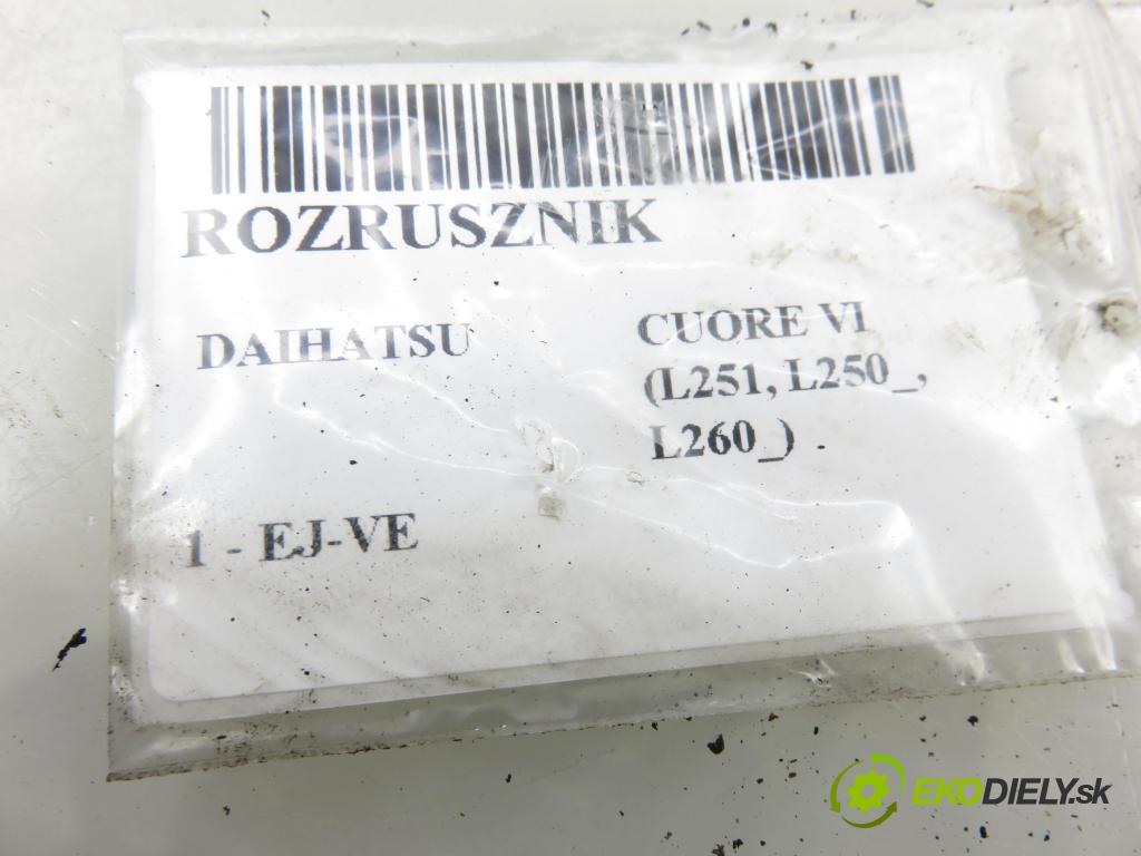 DAIHATSU CUORE VI (L251, L250_, L260_) HB 2003 43,00 1 - EJ-VE 989,00 Štartér 2810097204 ; 2280007210 (Štartér)
