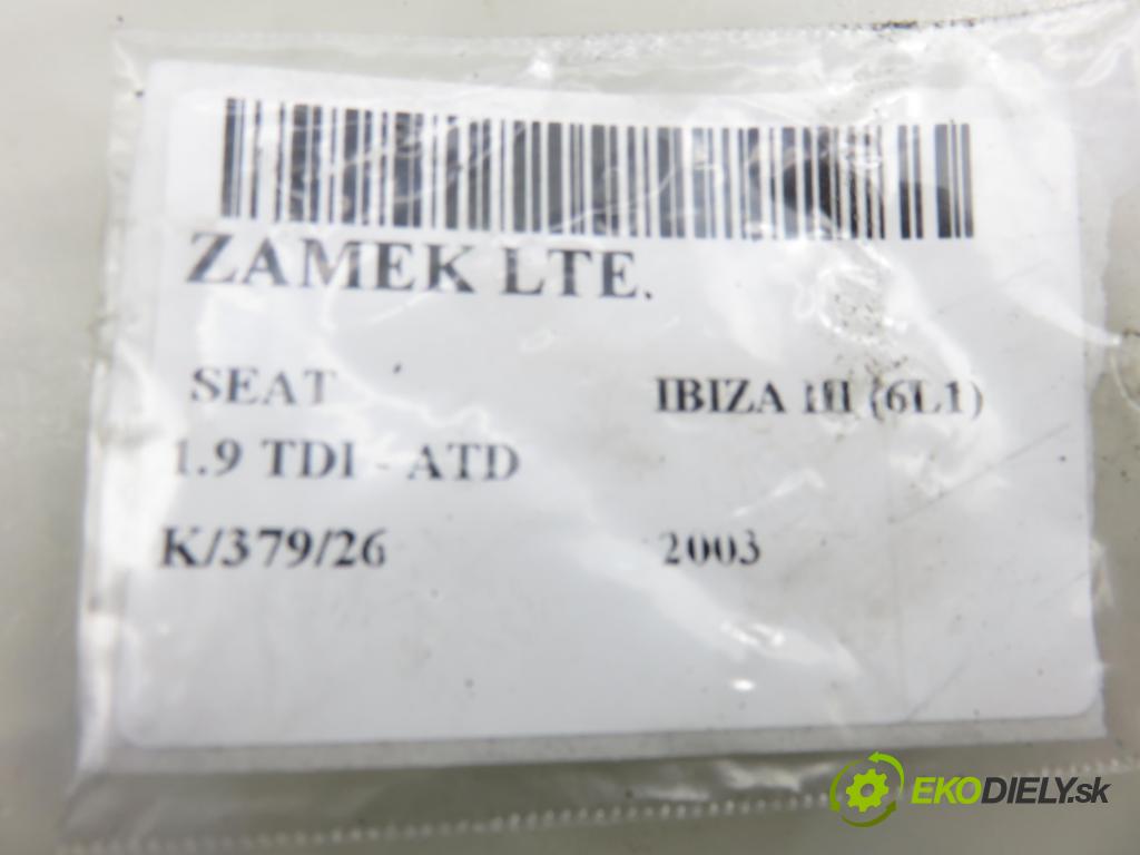 SEAT IBIZA III (6L1) HB 2003 74,00 1.9 TDI - ATD 1896,00 zámok 3B4839015AG
