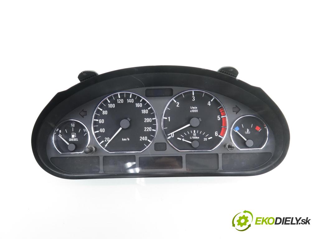BMW 3 (E46) SEDAN 2001 100,00 320 d 136 - M47 D20 (204D1) 1951,00 Prístrojovka elektrický 6906890 ; 0263606271