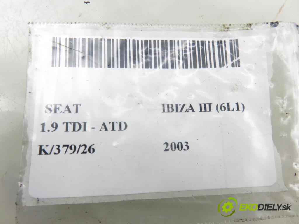 SEAT IBIZA III (6L1) HB 2003 74,00 1.9 TDI - ATD 1896,00 zámok PTE 3B4839016AG