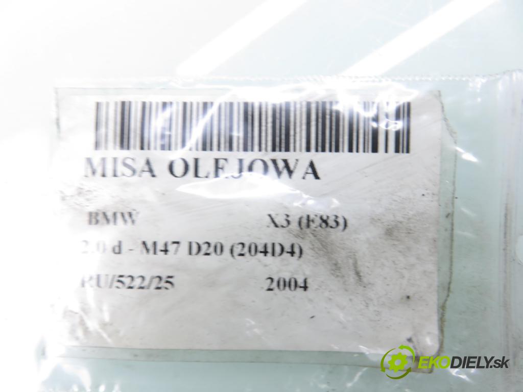 BMW X3 (E83) SUV 2004 110,00 2.0 d 150 - M47 D20 (204D4) 1995,00 vana olejová 7791665 (Olejová vana)