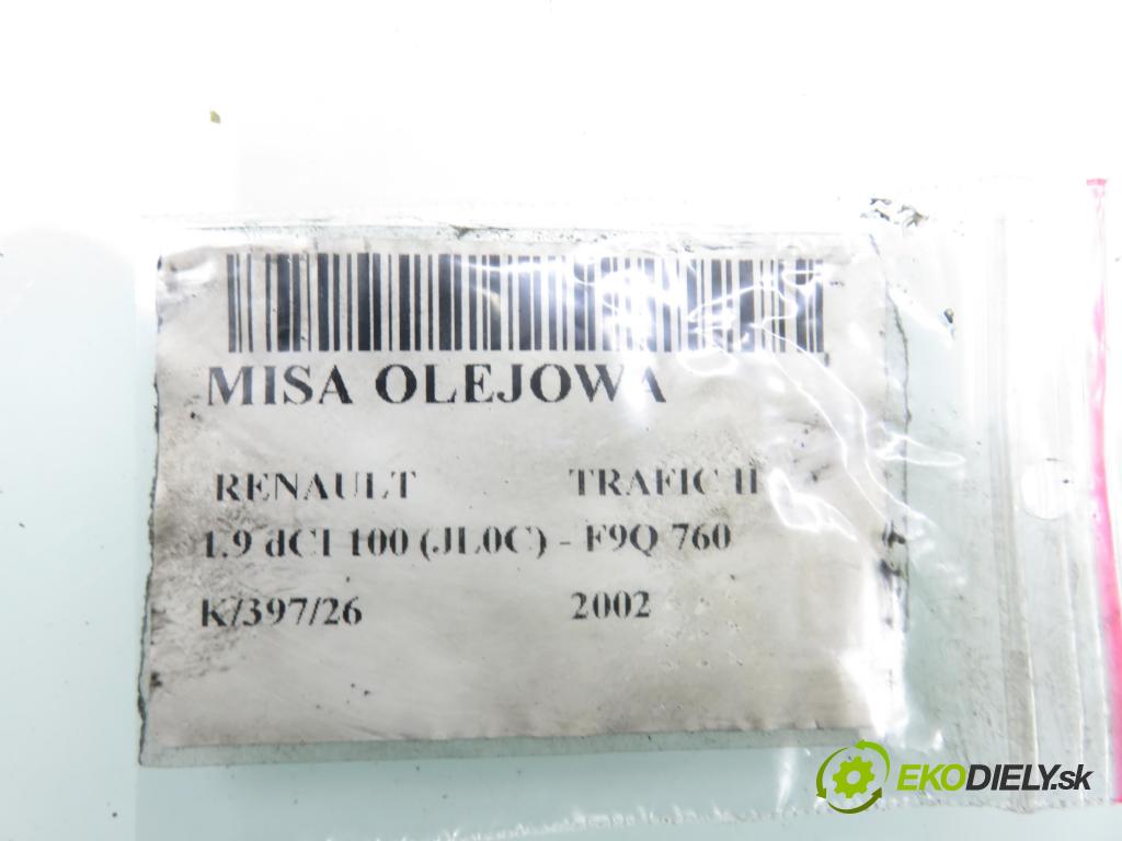 RENAULT TRAFIC II Autobus (JL) BUS 2002 74,00 1.9 dCI 100 (JL0C) - F9Q 760 1870,00 vana olejová 8200066133 (Olejová vana)