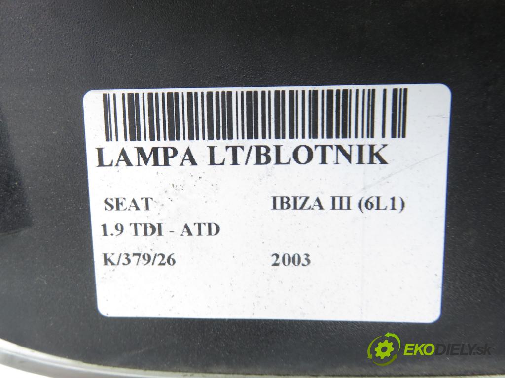 SEAT IBIZA III (6L1) HB 2003 74,00 1.9 TDI - ATD 1896,00 světlo levé zadní 6L6945095A ; 6L6945111