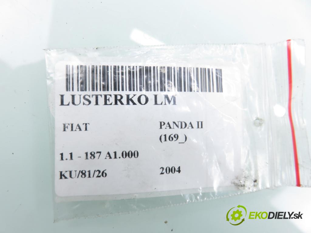 FIAT PANDA (169_) HB 2004 40,00 1.1 54 - 187 A1.000 1108,00 Spätné zrkadlo 