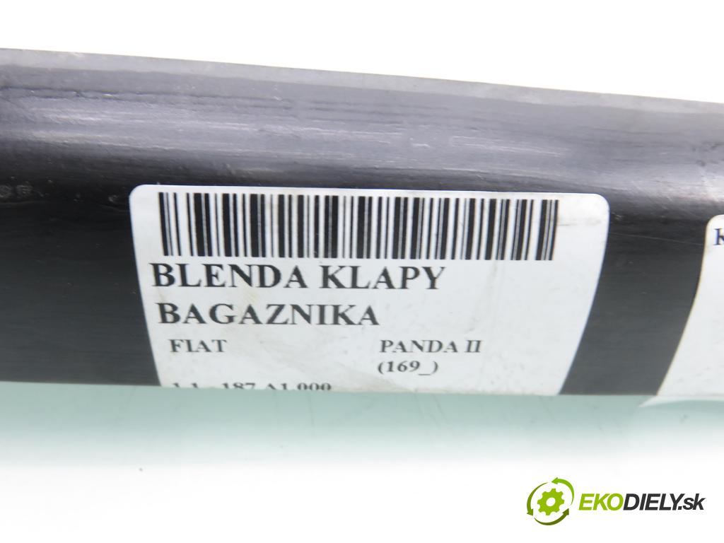 FIAT PANDA (169_) HB 2004 40,00 1.1 54 - 187 A1.000 1108,00 Zadné čelo dverí kufor 