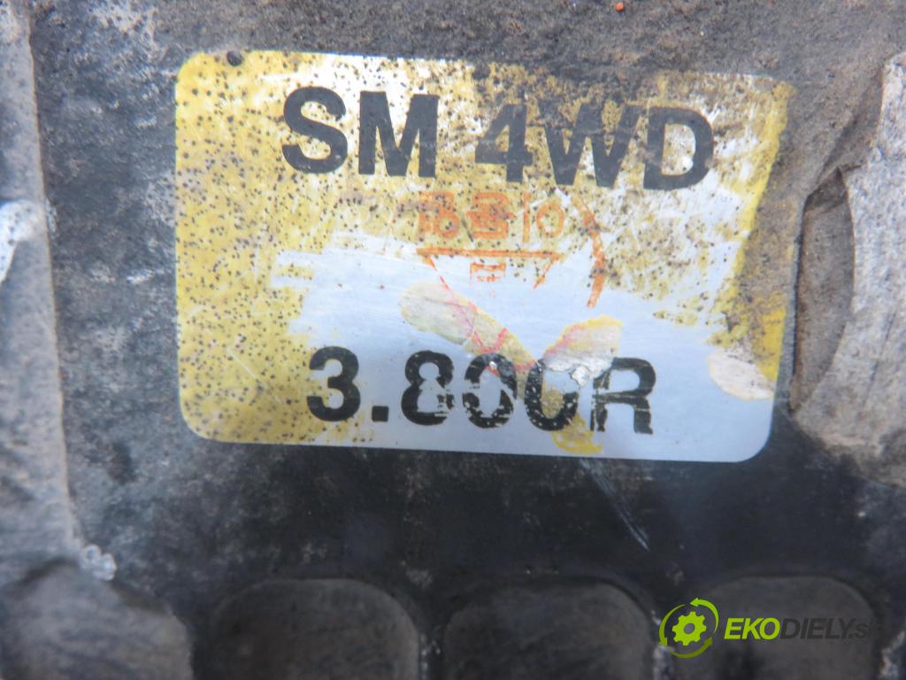 HYUNDAI SANTA FÉ I (SM) SUV 2004 83,00 2.0 CRDi 4x4 113 - D4EA 1991,00 diferenciál 4780039000 ; 3800R