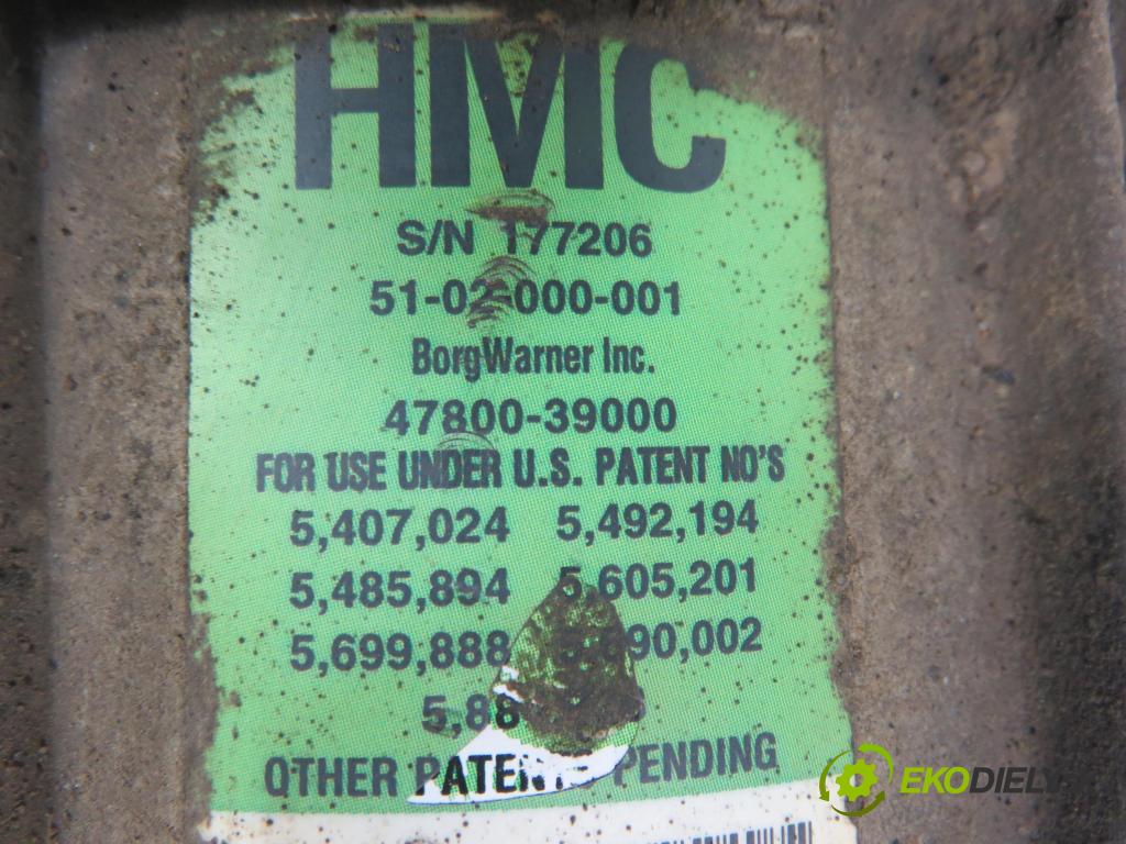 HYUNDAI SANTA FÉ I (SM) SUV 2004 83,00 2.0 CRDi 4x4 113 - D4EA 1991,00 ,diferenciál 4780039000 ; 3800R