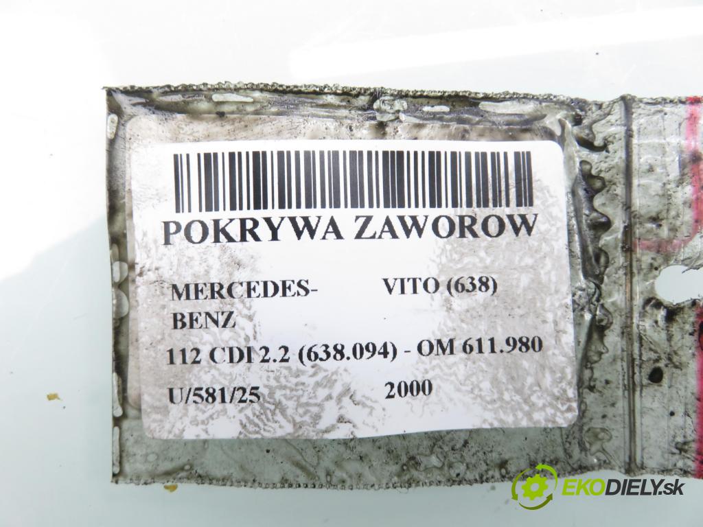 MERCEDES-BENZ VITO Skrzynia (638) FURGON 2000 90,00 112 CDI 2.2 (638.094) - OM 611.980 2151,00 kryt Ventilů 6110160605
