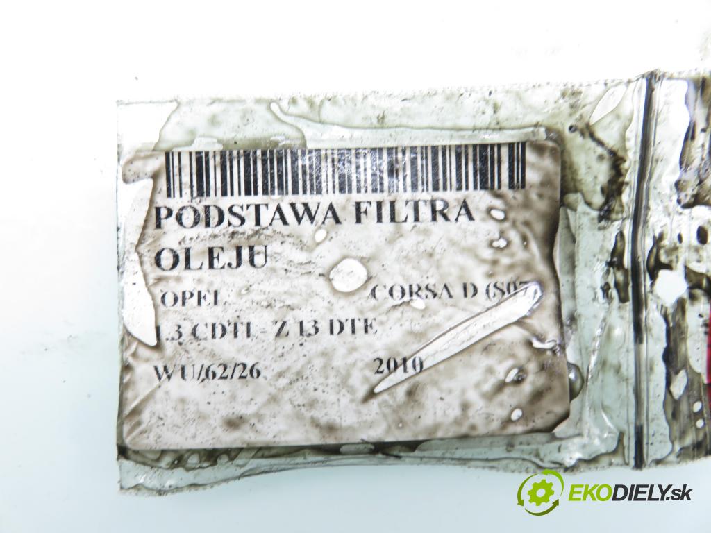 OPEL CORSA D (S07) HB 2010 70,00 1.3 CDTI - Z 13 DTE 1248,00 obal filtra oleje 55213468 (Kryt olejového filtru)