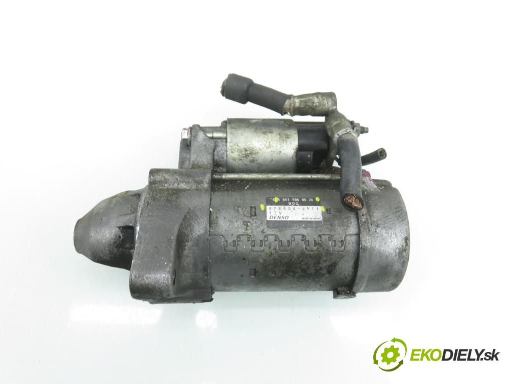 MERCEDES-BENZ SPRINTER 3,5-t Skrzynia (906) FURGON 2011 95,00 313 CDI (906.631, 906.633, 906.635, 906.637) - OM  2143,00 Štartér 6519060026 ; 4280005511 (Štartér)