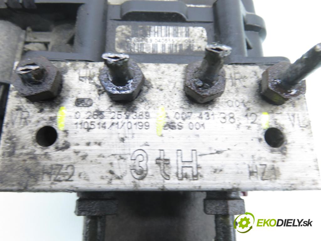 MERCEDES-BENZ SPRINTER 3,5-t Skrzynia (906) FURGON 2011 95,00 313 CDI (906.631, 906.633, 906.635, 906.637) - OM 2143,00 pumpa ABS 0265951522 ; 0074313812 ; 0265251369 (Pumpa ABS)