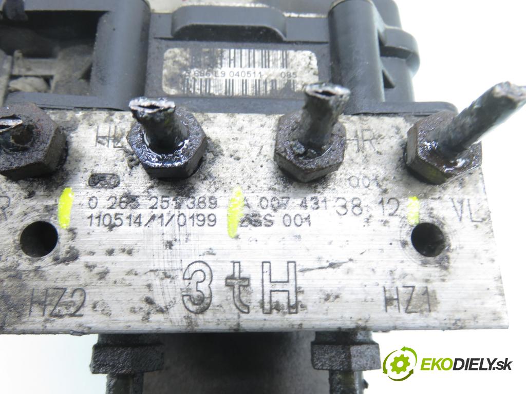 MERCEDES-BENZ SPRINTER 3,5-t Skrzynia (906) FURGON 2011 95,00 313 CDI (906.631, 906.633, 906.635, 906.637) - OM 2143,00 pumpa ABS 0265951522 ; 0074313812 ; 0265251369 (Pumpa ABS)