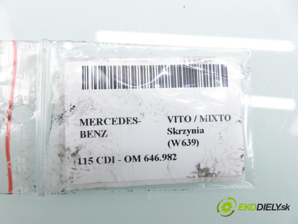 MERCEDES-BENZ VITO / MIXTO Skrzynia (W639) FURGON 2004 110,00 115 CDI 150 - OM 646.982 2148,00 snímač oleje 0041537428