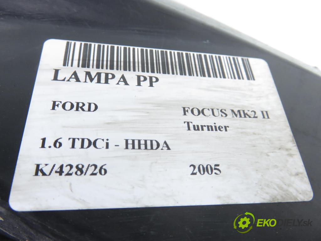 FORD FOCUS II Turnier (DA_, FFS, DS) KOMBI 2005 66,00 1.6 TDCI 90 1560,00 Svetlo PP 4M5113W029JC