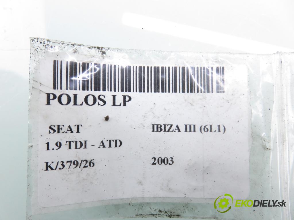 SEAT IBIZA III (6L1) HB 2003 74,00 1.9 TDI - ATD 1896,00 Poloos LP 6Q0407271DB