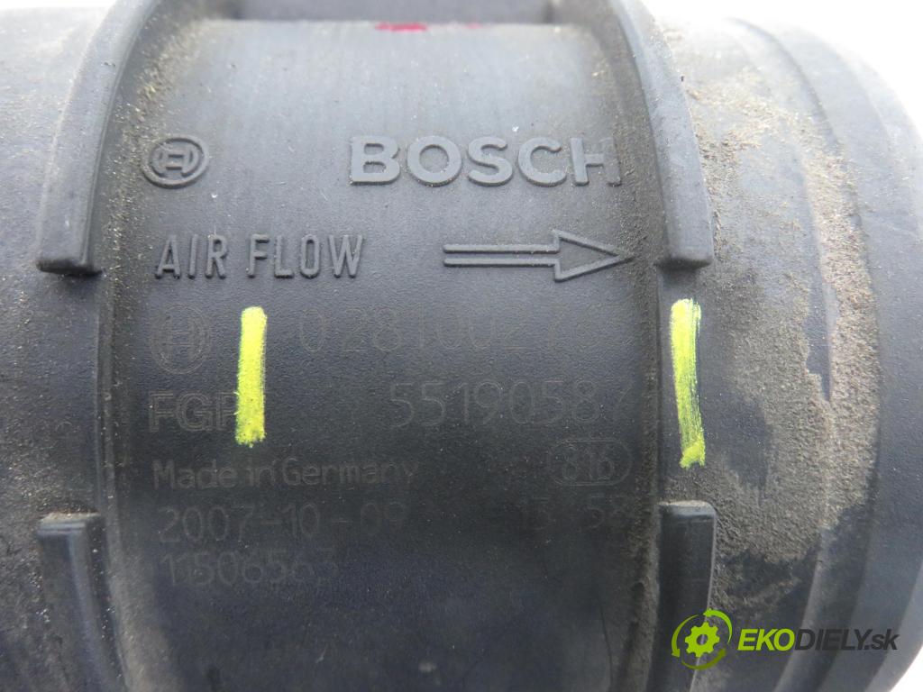 FIAT DUCATO Furgon (250_, 290_) FURGON 2007 88,00 120 Multijet 2.3 D - F1AE0481D 2287,00 váha vzduchu vzduchu F00C267020 ; 55190587 ; 0281002763