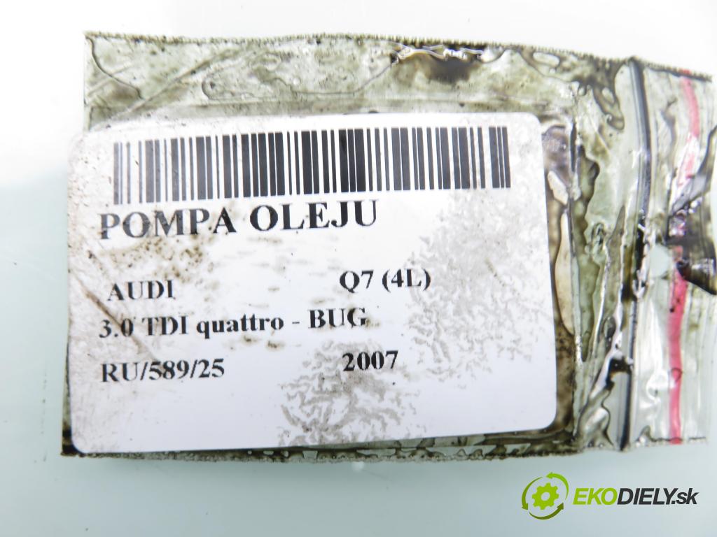 AUDI Q7 (4L) SUV 2007 171,00 3.0 TDI quattro - BUG 2967,00 Pumpa oleja 059115105AH (Olejová pumpa)