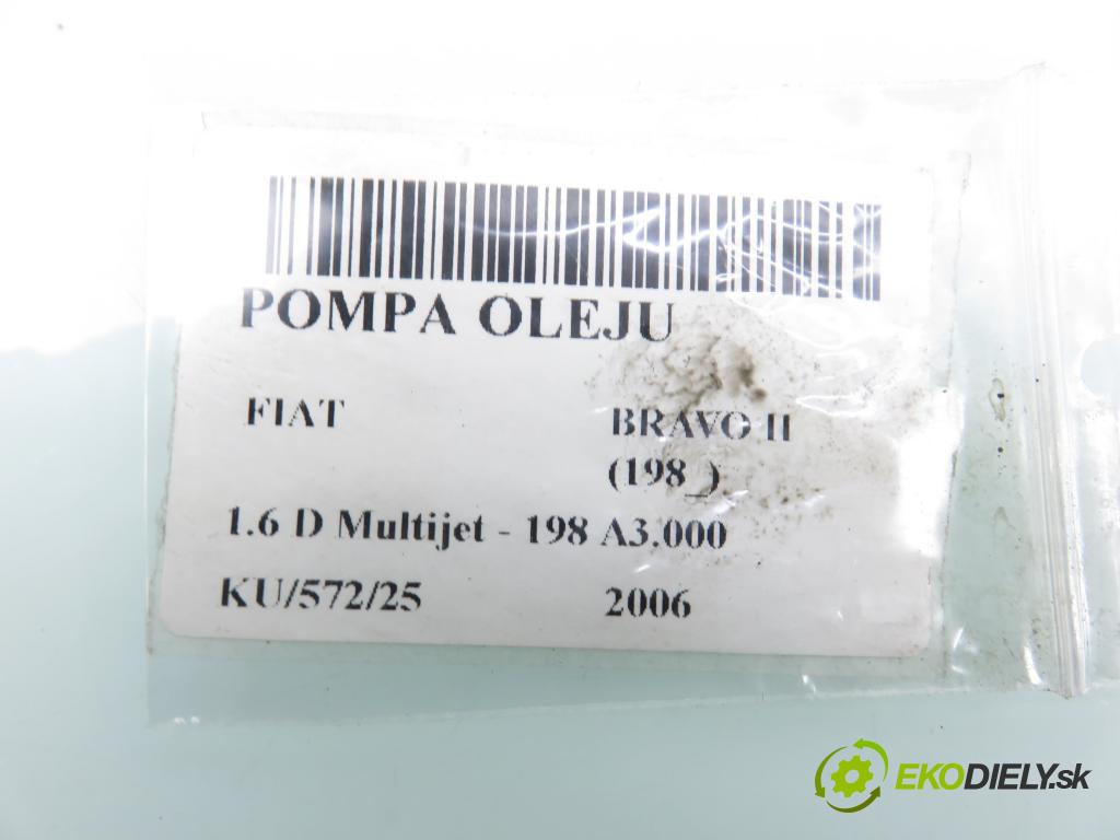 FIAT BRAVO II (198_) HB 2006 77,00 1.6 D Multijet - 198 A3.000 1598,00 pumpa oleje 55207179 (Olejové čerpadlo)