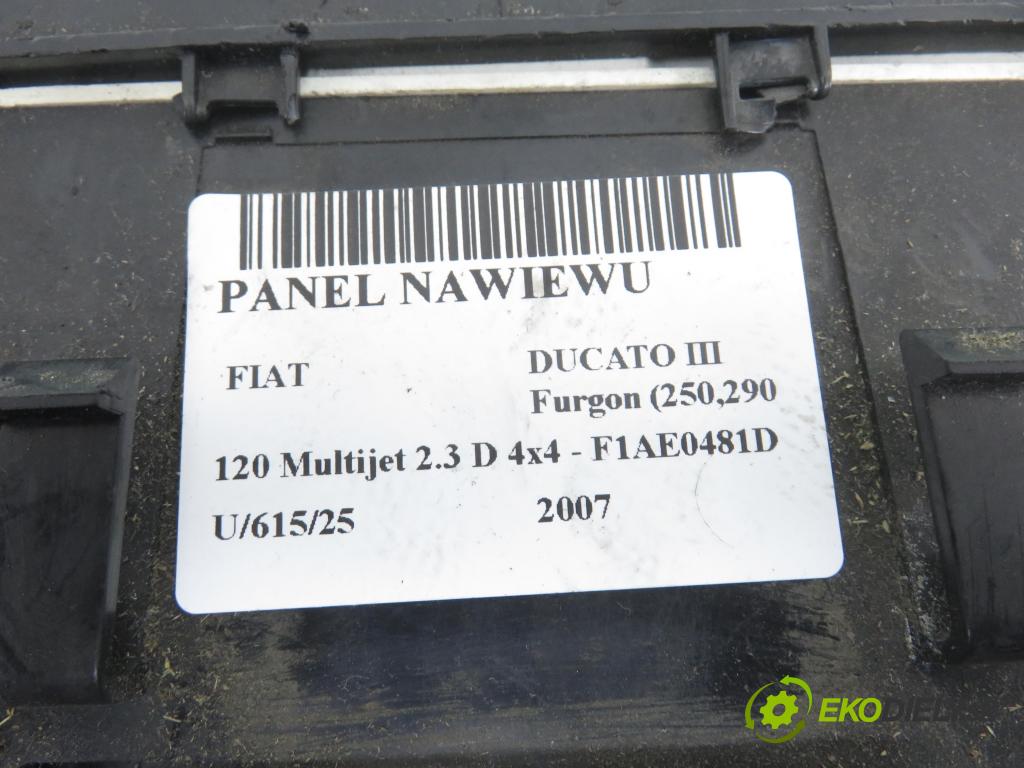 FIAT DUCATO Furgon (250_, 290_) FURGON 2007 88,00 120 Multijet 2.3 D - F1AE0481D 2287,00 Panel topení 168340200