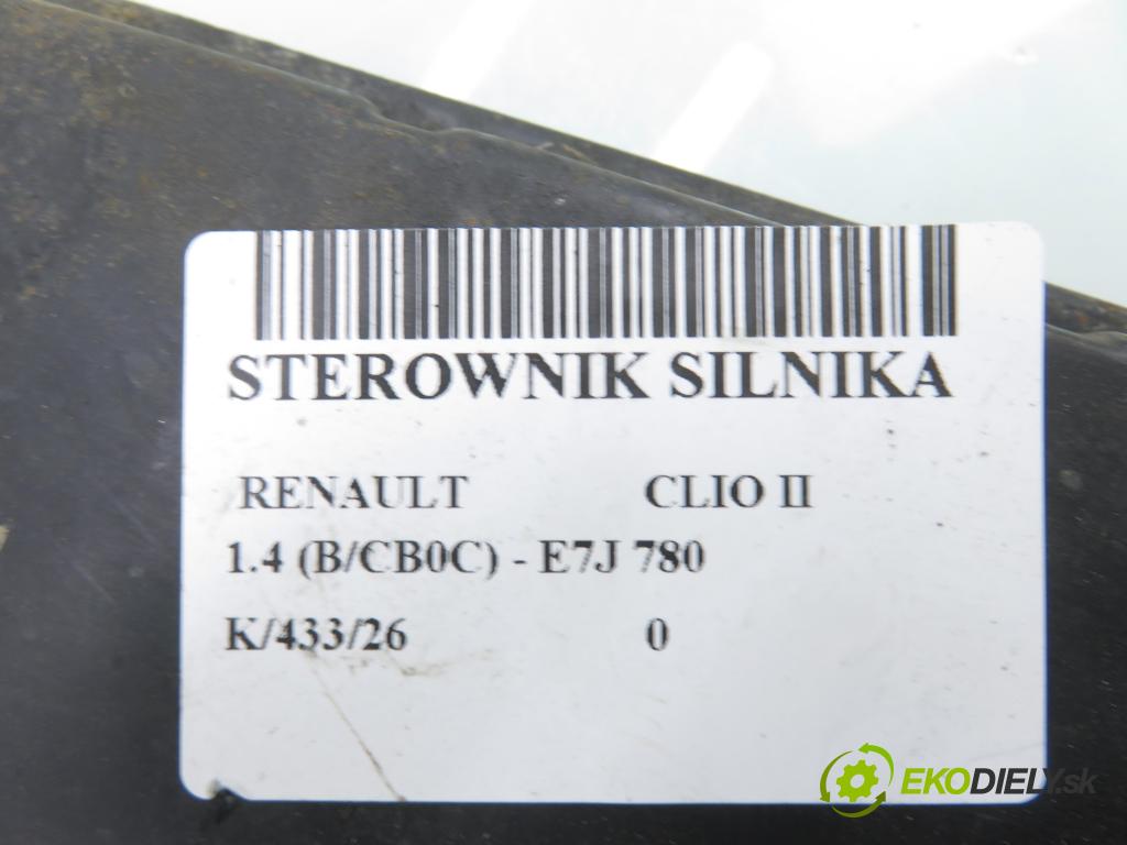 RENAULT CLIO II (BB_, CB_) HB 2000 70,00 1.4 16V 95 - K4J 712 1390,00 řídící jednotka motora S110130058A ; 8200069287 ; 8200044437