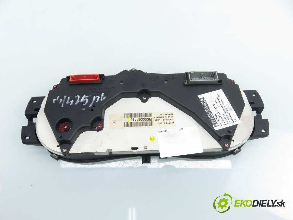 RENAULT CLIO II (BB_, CB_) HB 2001 43,00 1.2 8V 58 - D7F 726 1149,00 Prístrojovka elektrický P8200054416