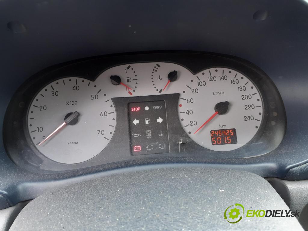 RENAULT CLIO II (BB_, CB_) HB 2001 43,00 1.2 8V 58 - D7F 726 1149,00 Prístrojovka elektrický P8200054416