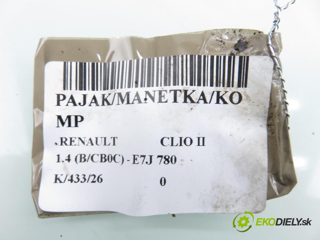 RENAULT CLIO II (BB_, CB_) HB 2000 70,00 1.4 16V 95 - K4J 712 1390,00 PAKA/ŘAZENÍ/SADA: 7700432856 ; 7701045279 ; 61670049