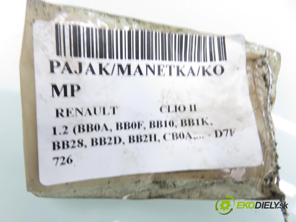 RENAULT CLIO II (BB_, CB_) HB 2001 43,00 1.2 8V 58 - D7F 726 1149,00 PAKA/ŘAZENÍ/SADA: 7700432850 ; 7701045277 ; 61670042