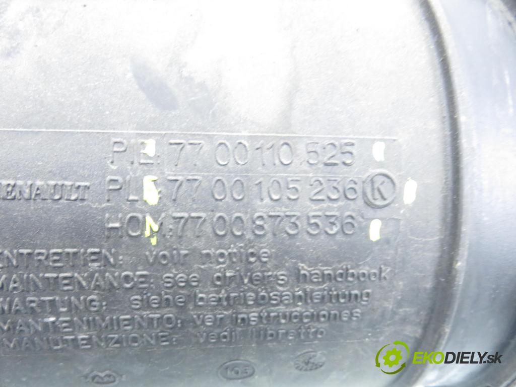 RENAULT CLIO II (BB_, CB_) HB 2001 43,00 1.2 8V 58 - D7F 726 1149,00 Obal filtra vzduchu 7700105236K ; 7700873536 ; 7700110525 (Obal vzduchového filtra)