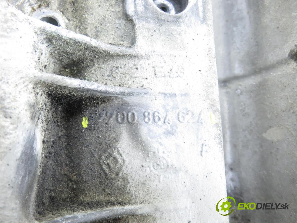 RENAULT CLIO II (BB_, CB_) HB 2001 43,00 1.2 8V 58 - D7F 726 1149,00 Kryt Ventilov 7700864624