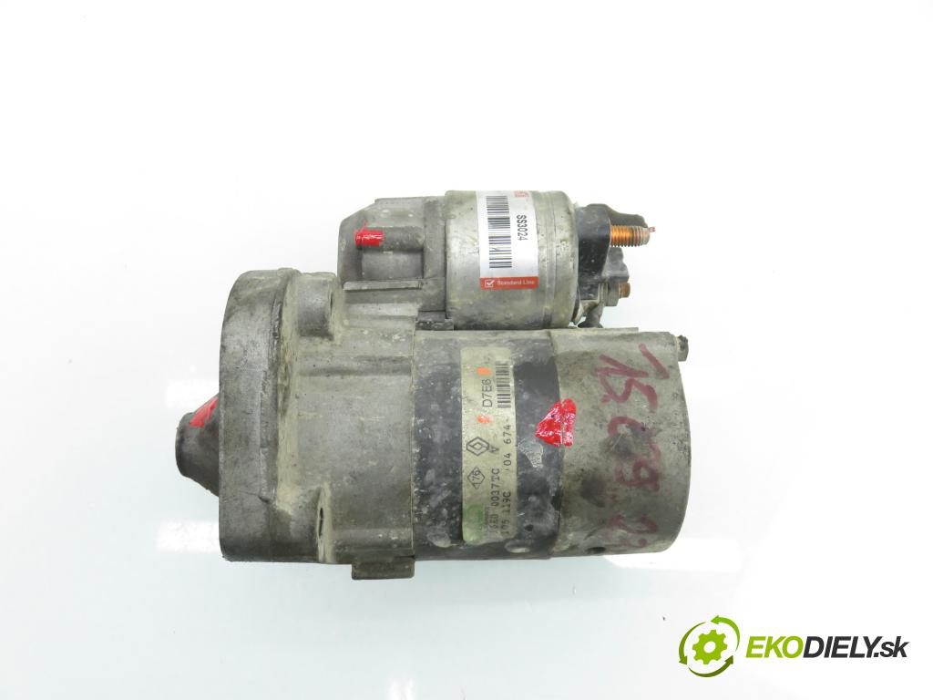 RENAULT CLIO II (BB_, CB_) HB 2000 70,00 1.4 16V 95 - K4J 712 1390,00 startér D7E6 (Startér)