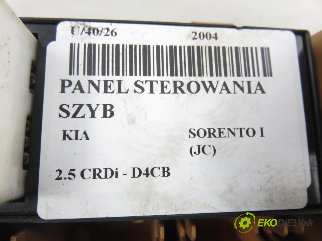 KIA SORENTO I (JC) SUV 2004 103,00 2.5 CRDi 140 - D4CB 2497,00 Panel ovládania okien 47849A1110