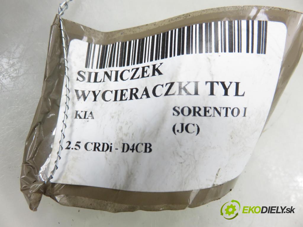 KIA SORENTO I (JC) SUV 2004 103,00 2.5 CRDi 140 - D4CB 2497,00 Motorček stierače zadné 987003E000 ; 987503E000