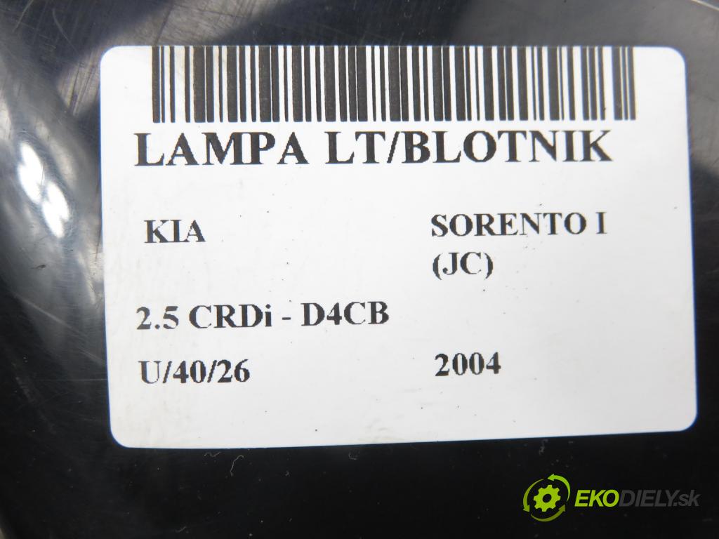KIA SORENTO I (JC) SUV 2004 103,00 2.5 CRDi 140 - D4CB 2497,00 Svetlo ľavé zadné