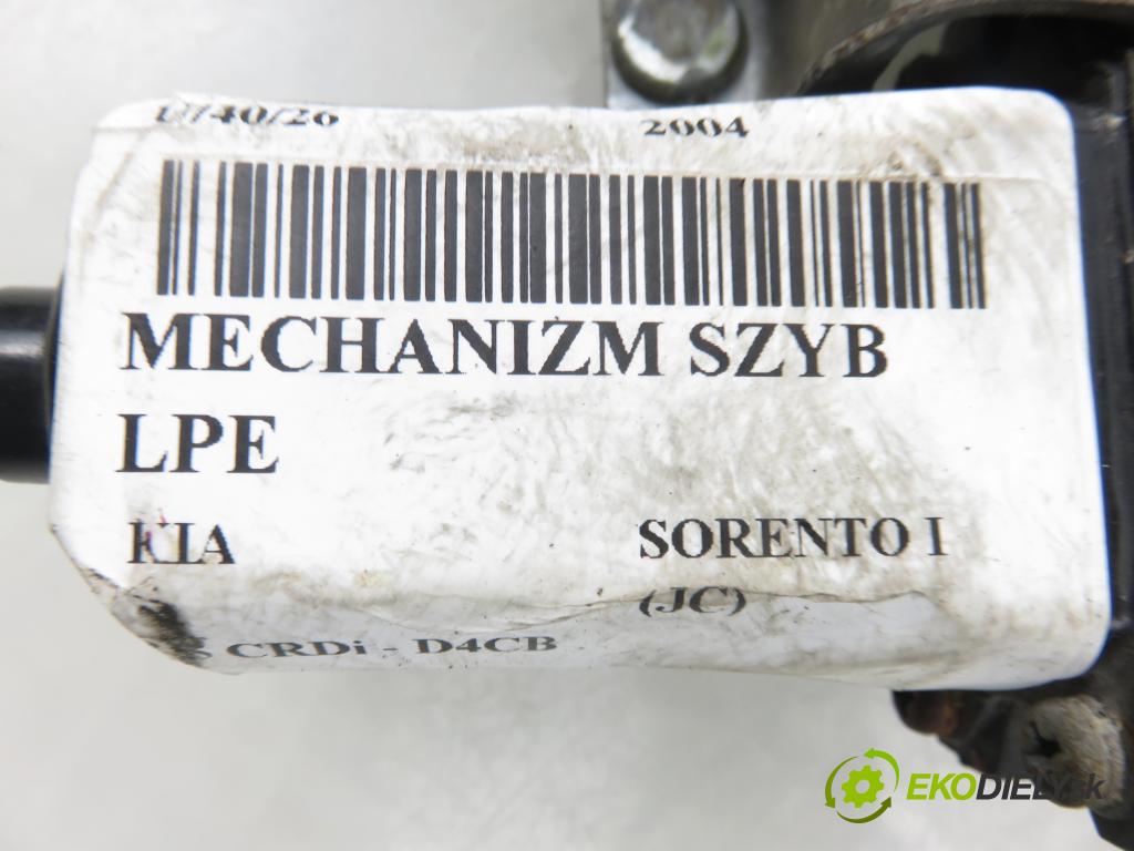 KIA SORENTO I (JC) SUV 2004 103,00 2.5 CRDi 140 - D4CB 2497,00 mechanismus oken 824503E000 ; HX601PA