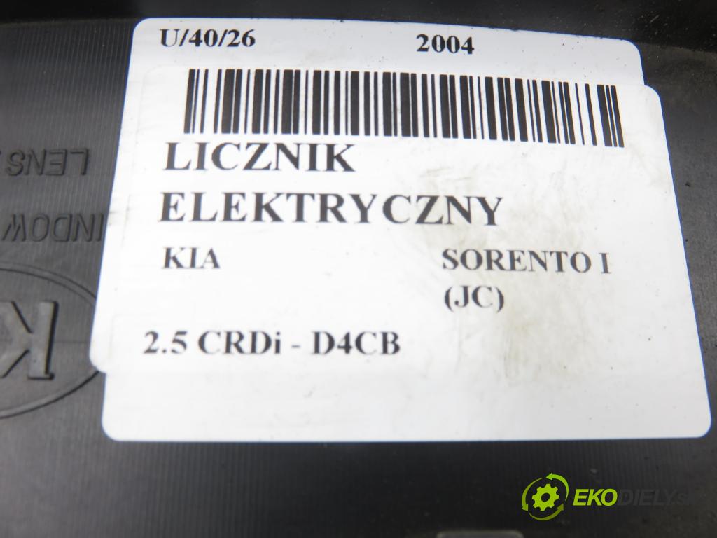 KIA SORENTO I (JC) SUV 2004 103,00 2.5 CRDi 140 - D4CB 2497,00 Prístrojovka elektrický 940033E086 ; 11000807310K