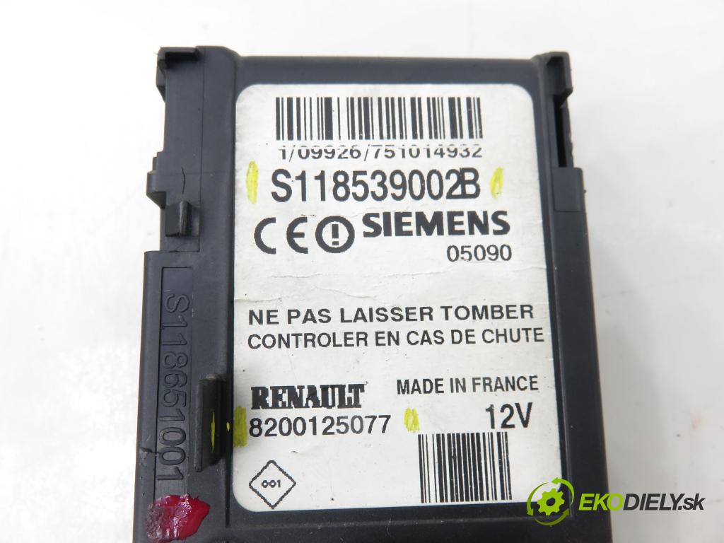 RENAULT GRAND SCENIC II (JM0/1_) VAN 2005 83,00 1.6 - K4M 782 1598,00 CZYTNIK KARTY: S118539002B ; 8200125077