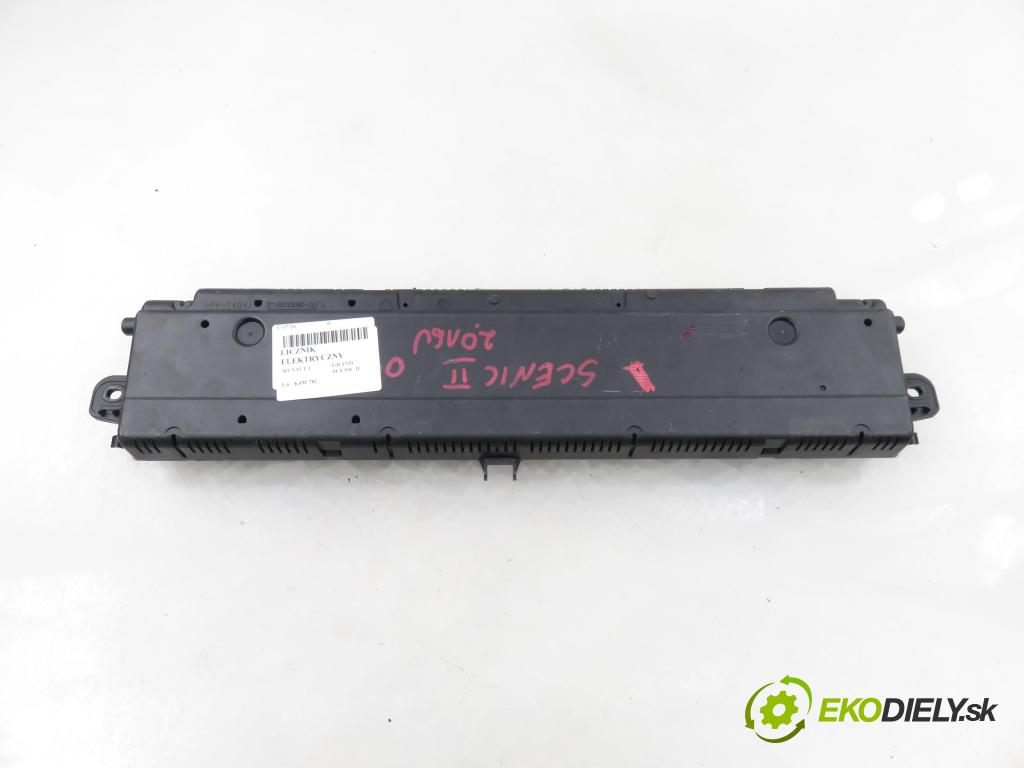 RENAULT GRAND SCENIC II (JM0/1_) VAN 2005 83,00 1.6 - K4M 782 1598,00 prístrojovka elektrický P8200451505A