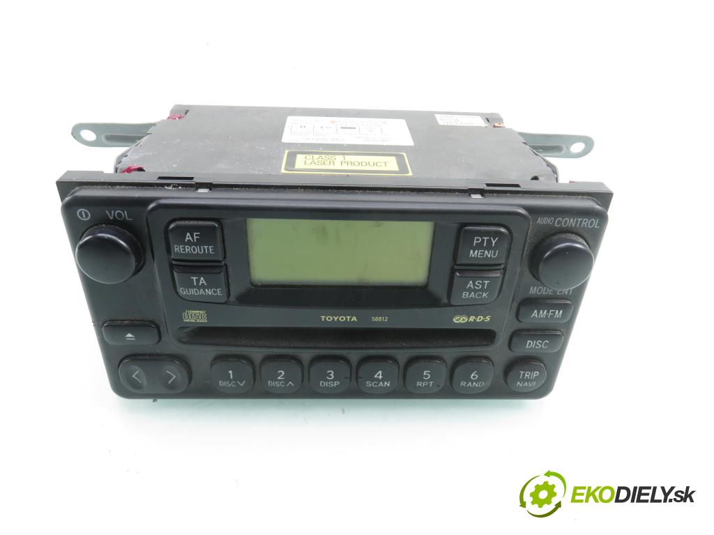 TOYOTA AVENSIS VERSO (_M2_) MINIVAN 2004 85,00 2.0 D (CLM20_) - 1CD-FTV 1995,00 RADIO CD 8612042130