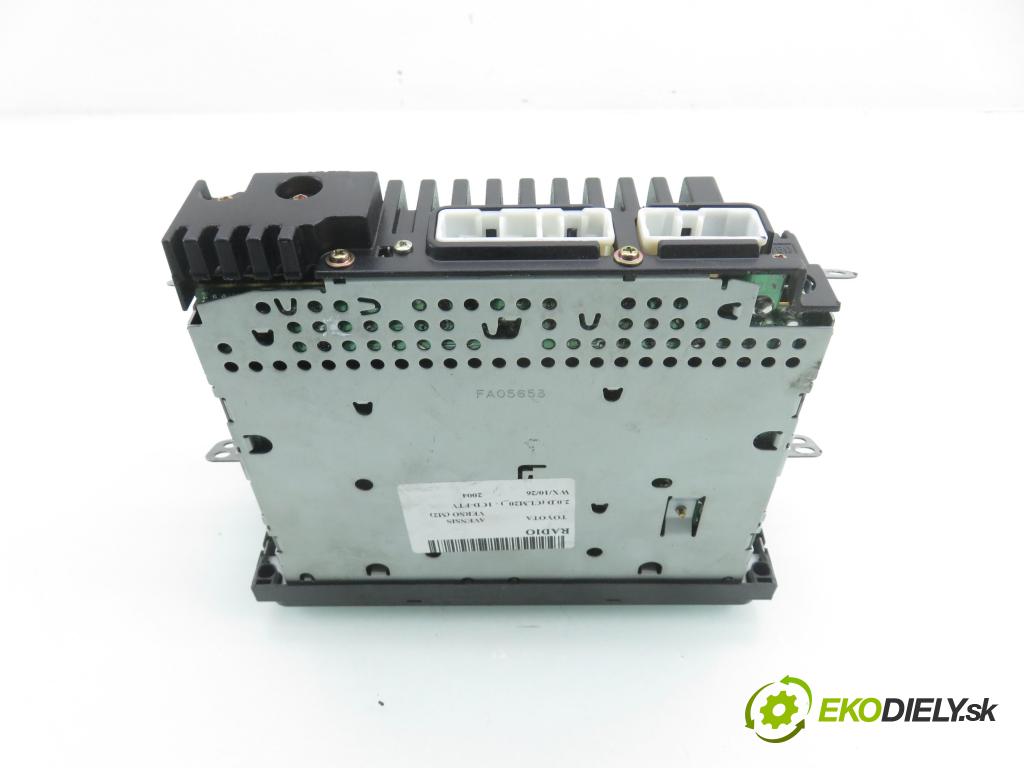 TOYOTA AVENSIS VERSO (_M2_) MINIVAN 2004 85,00 2.0 D (CLM20_) - 1CD-FTV 1995,00 RADIO CD 8612042130