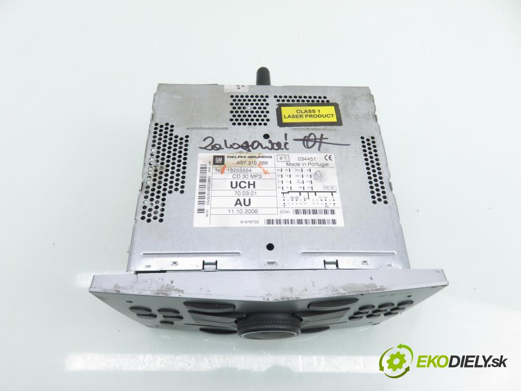 OPEL ZAFIRA B (A05) MINIVAN 2008 92,00 1.7 CDTI - A 17 DTR 1686,00 RADIO CD 13255554