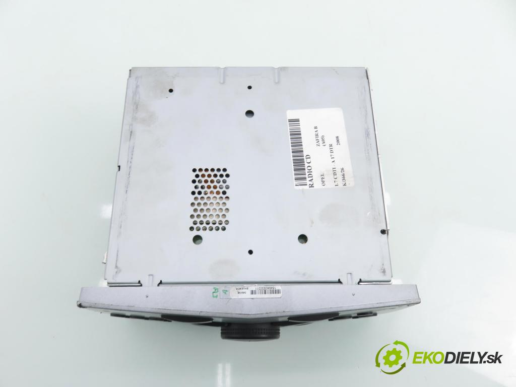 OPEL ZAFIRA B (A05) MINIVAN 2008 92,00 1.7 CDTI - A 17 DTR 1686,00 RADIO CD 13255554