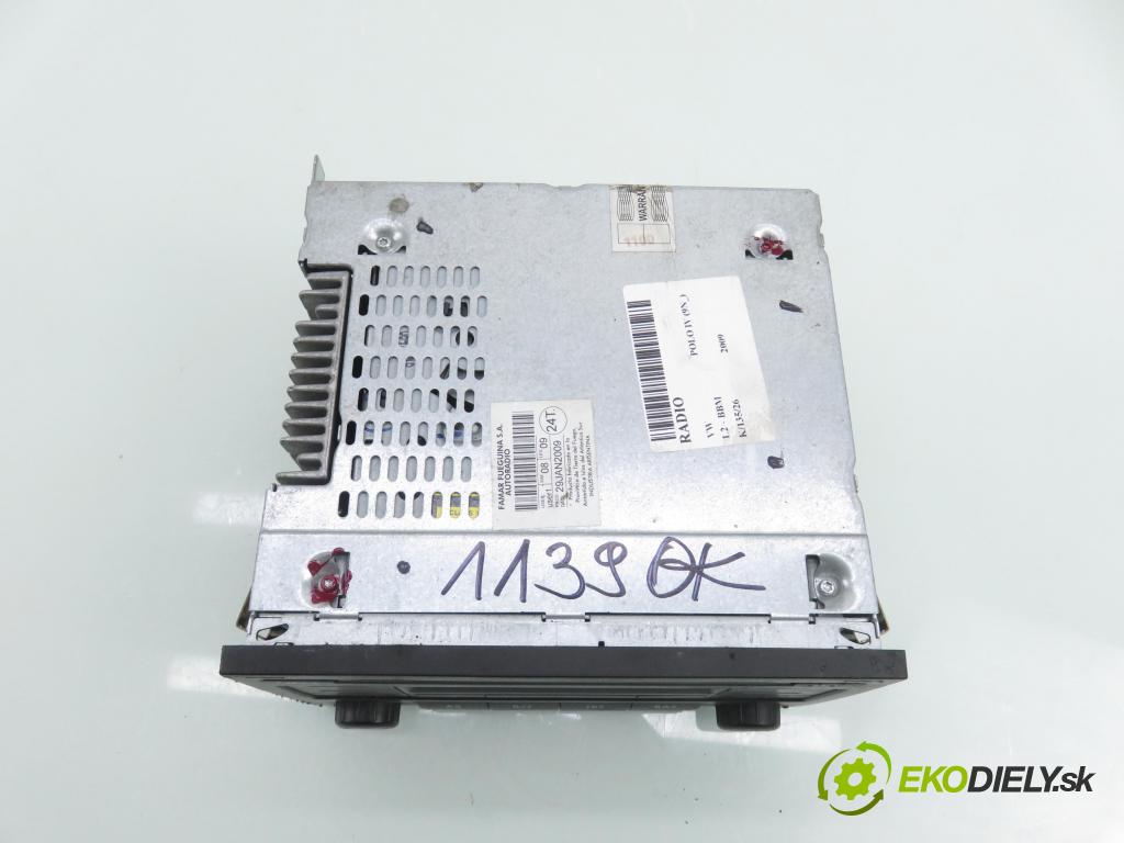 VW POLO (9N_) HB 2009 44,00 1.2 6V 60 - BBM 1198,00 RADIO CD 6Q0035152G