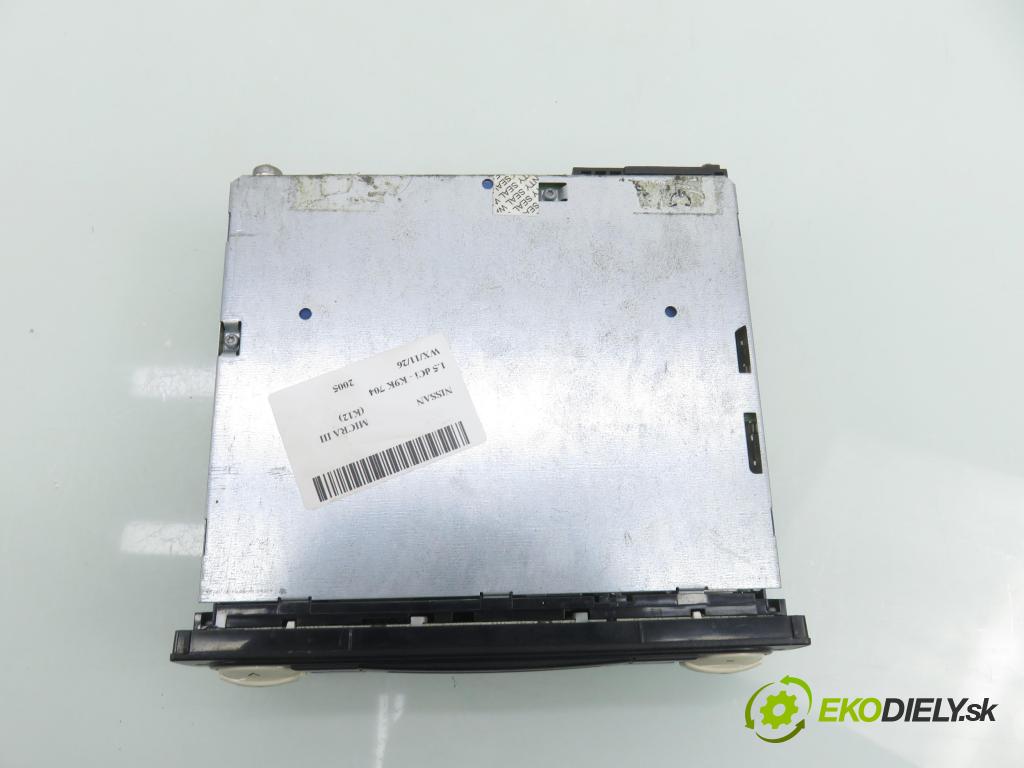 NISSAN MICRA III (K12) HB 2005 48,00 1.5 dCi 65 1461,00 RADIO CD 7645384318