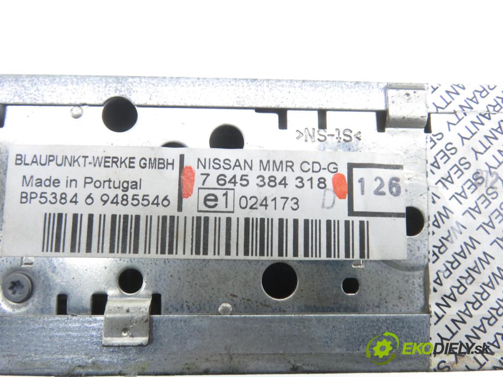 NISSAN MICRA III (K12) HB 2005 48,00 1.5 dCi 65 1461,00 RADIO CD 7645384318