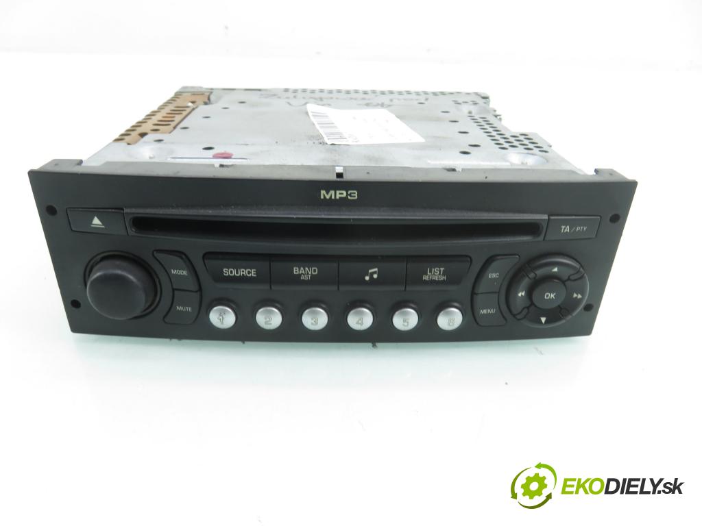 CITROEN C4 Grand Picasso I (UA_) MINIVAN 2006 80,00 1.6 HDi - 9HZ (DV6TED4) 1560,00 RADIO CD 96591777XT00