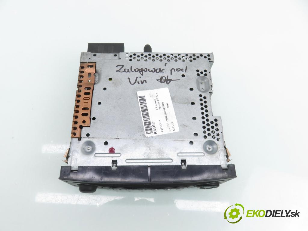 CITROEN C4 Grand Picasso I (UA_) MINIVAN 2006 80,00 1.6 HDi - 9HZ (DV6TED4) 1560,00 RADIO CD 96591777XT00