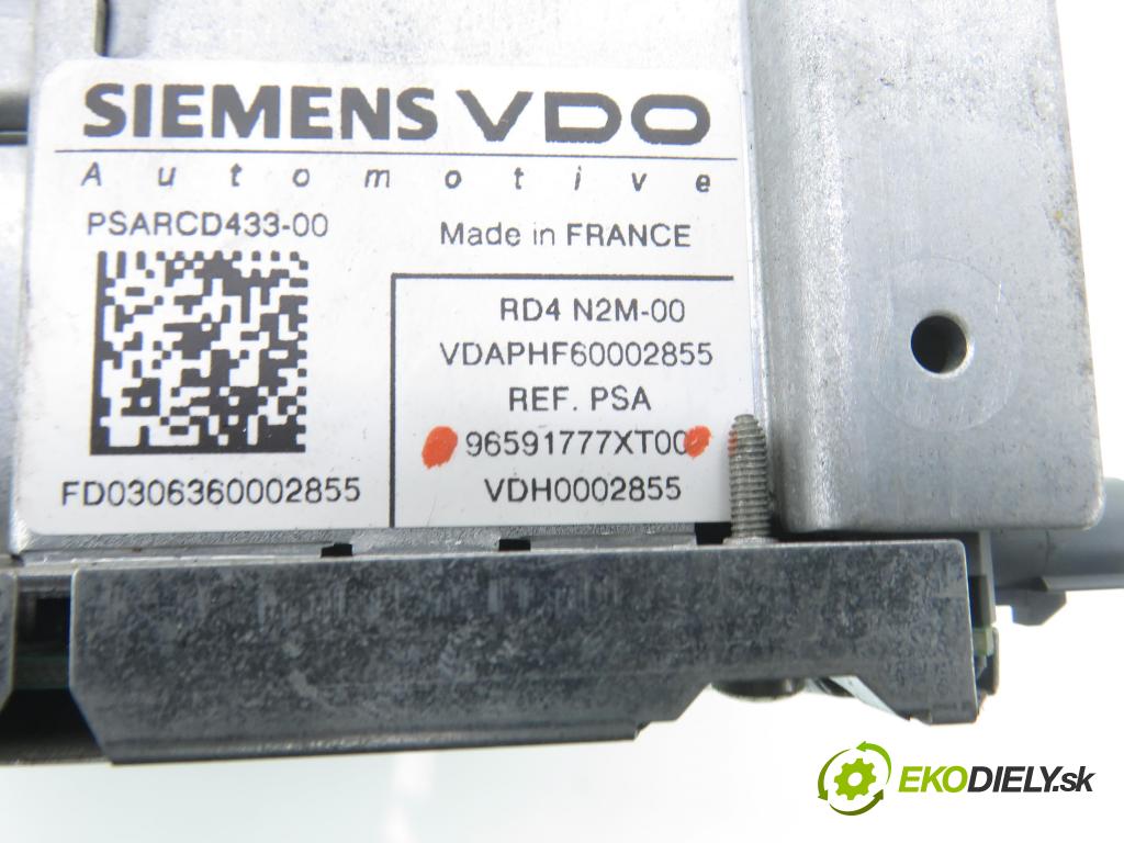 CITROEN C4 Grand Picasso I (UA_) MINIVAN 2006 80,00 1.6 HDi - 9HZ (DV6TED4) 1560,00 RADIO CD 96591777XT00