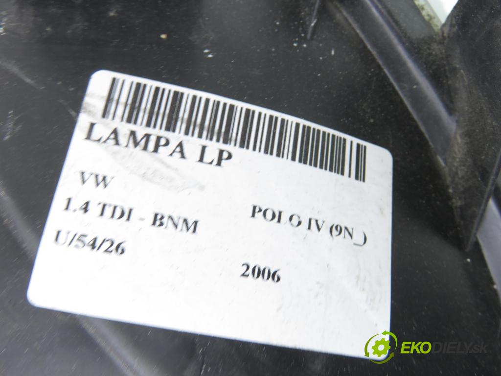 VW POLO (9N_) HB 2006 51,00 1.4 TDI - BNM 1422,00 Svetlo LP